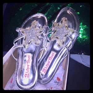 Sparkling Starfish sandals